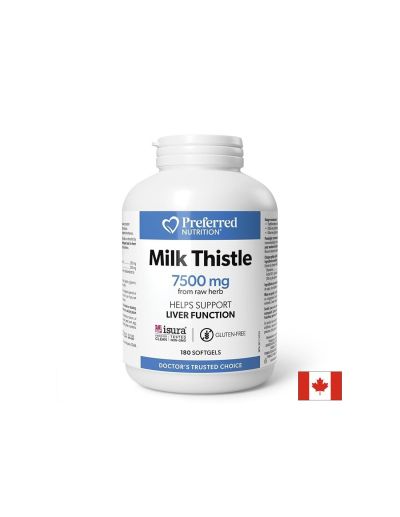 Бял трън ( Млечен бодил ) екстракт 250 мг х 180 капсули Natural Factors | Preferred Nutrition