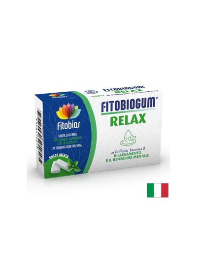 ФИТОБИОГЪМ РЕЛАКС х 24 дъвки при стрес и напрежение FITOBIOS | Fitobiogum Relax