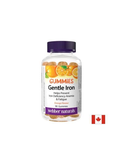 Желязо 12 мг х 90 желирани таблетки Webber Naturals | Gentle Iron Gummies