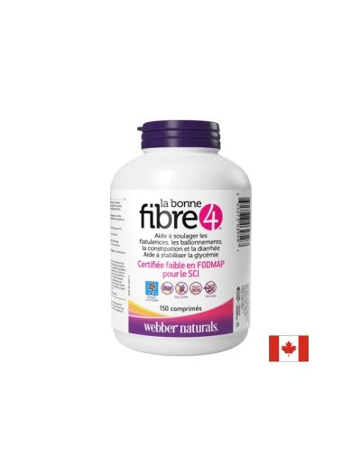 Гуар гума фибри Fibre4 ™ 5 гр х 150 таблетки Webber Naturals | Guar Gum Fibres