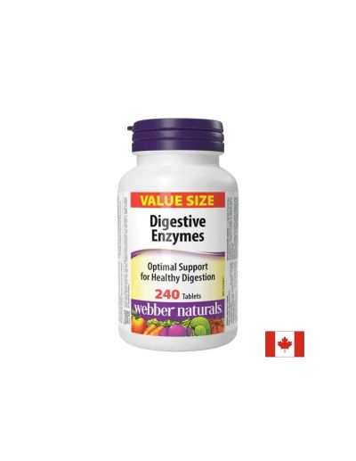 Храносмилателни ензими х 240 таблетки Webber Naturals | Digestive enzymes
