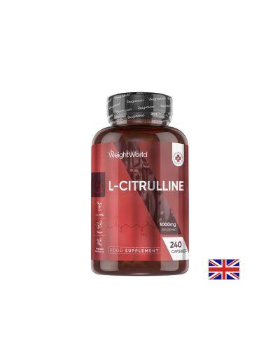 Л-Цитрулин 3000 мг х 240 капсули Weight World | L-Citrulline