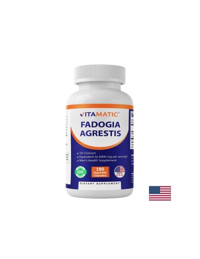 Фадогия агрестис екстракт 600 мг х 180 капсули VITAMATIC | Fadogia agrestis