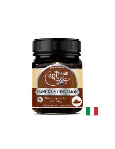 Пчелен мед Манука с канела Cinnamon VENZ MGO 100+ х 250 гр APIHEALTH