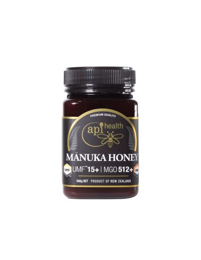 Пчелен мед Манука UMF™ 15+ / MGO 512 подсилена формула за имунитет и стомах х 500 гр APIHEALTH