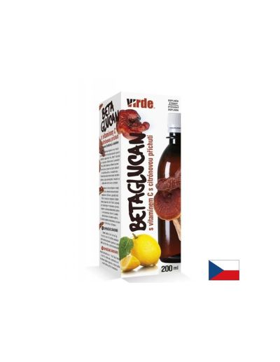 Бета глюкани от рейши + витамин Ц сироп за имунитет х 200 мл VIRDE