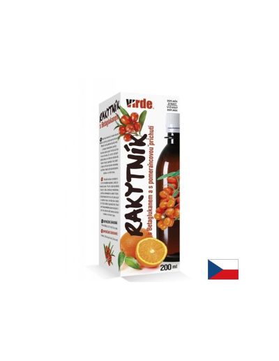 Морски зърнастец ( облепиха, ракитник ) + бета глюкани от рейши сироп х 200 мл VIRDE