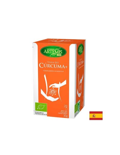 Чай от Kуркума + Джинджифил, Женско биле и Черен пипер х 20 пакетчета Herbes del Moli Artemis | Curcuma+