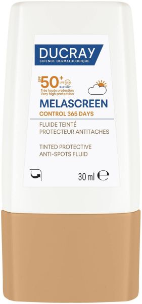 DUCRAY Melascreen Control 365 Days SPF50+ Тониран слънцезащитен флуид срещу пигментни петна х 30 мл