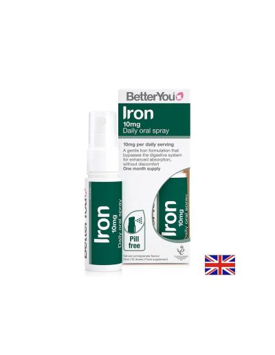 Желязо 10 мг на спрей х 25 мл 32 дози BETTERYOU
