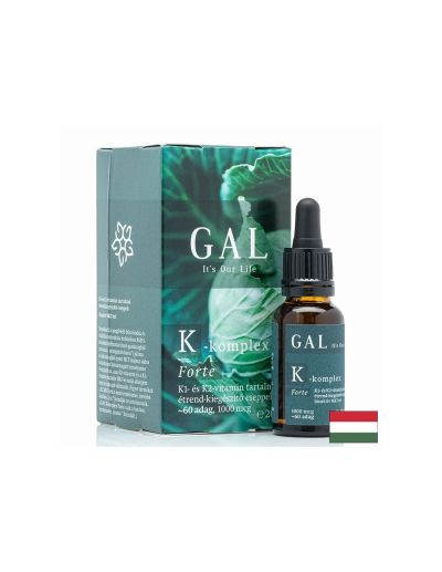 Витамин К Комплекс Форте - К1 900 мкг + К2 100 мкг K-Komplex Forte на капки х 20 мл GAL