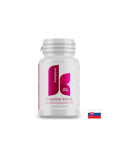 Л-Лизин 350 мг + Ехинацея 40 мг + Витамин Б6 10 мг х 60 капсули KOMPAVA