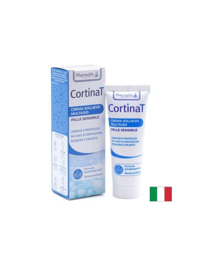 Успокояващ крем с глициретинова киселина + алантоин х 75 мл Pharmalife Research | CortinaT