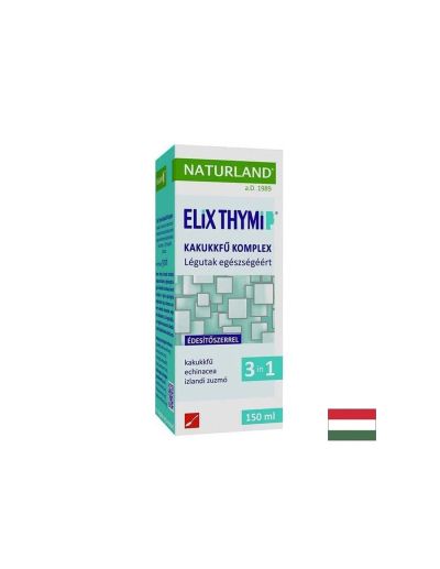 Билков еликсир с мащерка, ехинацея и исландски лишей х 150 мл NATURLAND