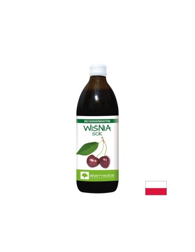 Сок от вишни 100% х 500 мл ALTER MEDICA | Tart Cherry juice