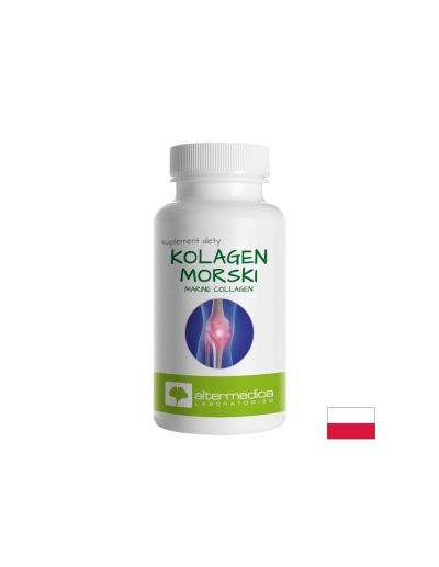 Морски, хидролизиран колаген 600 мг + витамин Ц и манган х 90 капсули Alter Medica