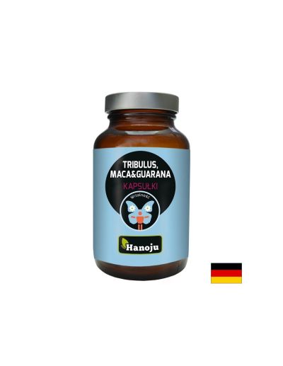 Трибулус + Мака + Гуарана х 90 капсули HANOJU | Tribulus, Maca & Guarana