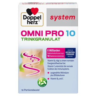 ОМНИ ПРО Симбиотик + Витамин Б2 х 10 сашета ДОПЕЛХЕРЦ СИСТЕМ | Doppelherz System