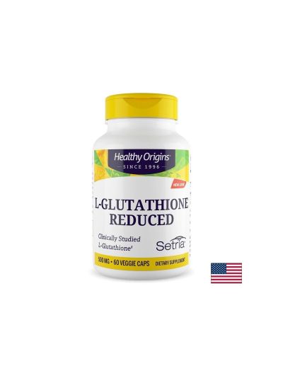 Л-Глутатион редуциран 500 мг х 60 капсули Healthy Origins | L-Glutathione