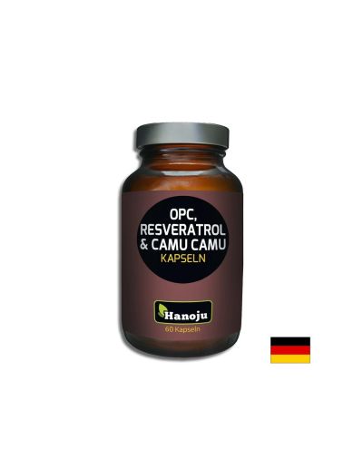 OPC + Ресвератрол + Каму каму х 60 капсули HANOJU | ORS, Resweratrol & Camu-camu