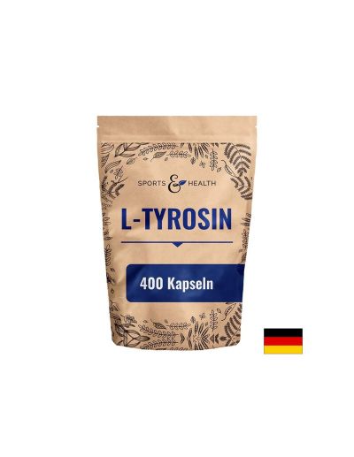 Л-Тирозин 500 мг х 400 капсули Sports & Health Solutions | L-Tyrosine