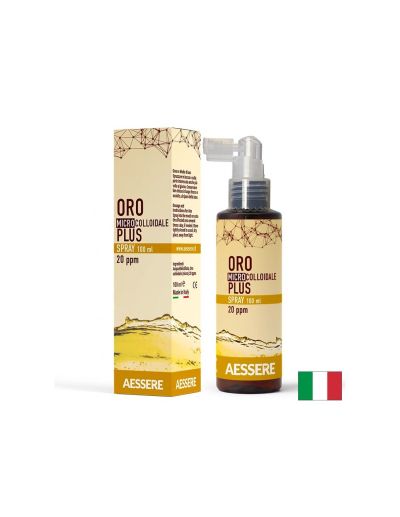Микроколоидно злато 20 ppm спрей за кожа х 100 мл AESSERE | Colloidal Gold Spray
