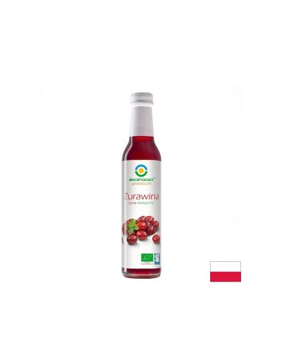Сироп от червена боровинка БИО х 250 мл BIOFOOD | Cranberry Syrup