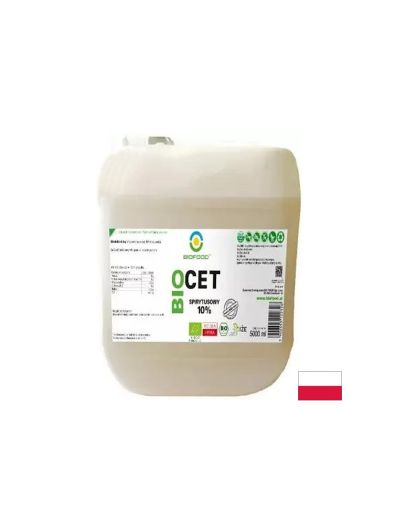 Алкохолен оцет БИО 10% х 5 литра BIOFOOD | Alcoholic Vinegar
