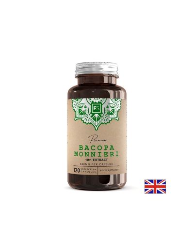 Бакопа Мониери ( Брахми ) 500 мг х 120 капсули Focus Supplements | Bacopa monieri