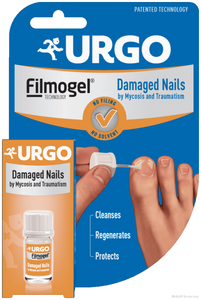УРГО Филмогел при увредени нокти х 3.3 мл | URGO Damaged Nails