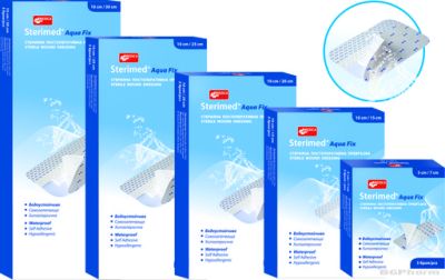 СТЕРИМЕД АКВА ФИКС Водоустойчиви пластири х 5 бр, различни размери МЕДИКА | MEDICA Sterimed Aqua Fix