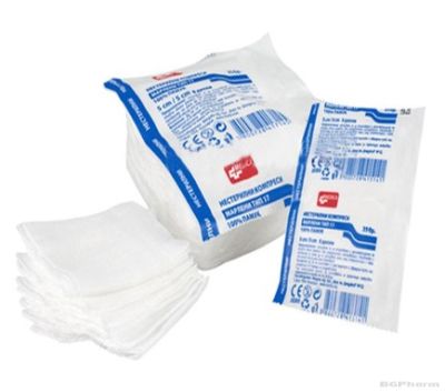 Нестерилни марли 8 дипли размер 7.5 / 7.5 см х 100 броя МЕДИКА | MEDICA