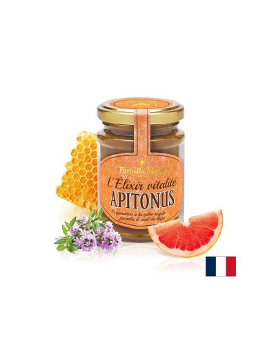 АПИТОНУС Витален еликсир с пчелно млечице, прополис и пчелен мед от мащерка х 230 гр Famille Mary