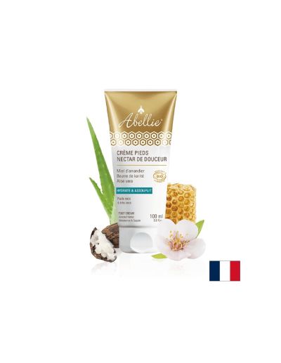Хидратиращ крем за крака и пети с мед, алое вера и масла х 100 мл Famille Mary