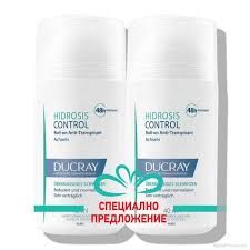 DUCRAY Hidrosis Control рол-он против изпотяване ПРОМО ПАКЕТ 2 х 40 мл