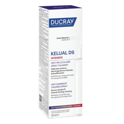 Ducray Kelual DS Intensive успокояващ спрей против пърхот и сърбеж х 100 мл