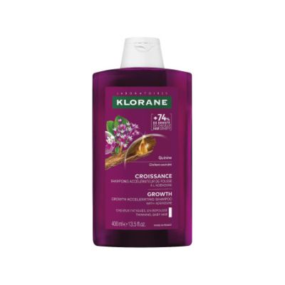 Клоран ХИНИН и АДЕНОЗИН Шампоан за растеж на косата 400 мл | Klorane Quinine & Adenosine