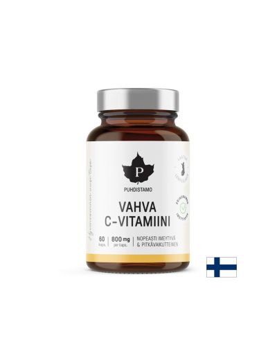 Витамин Ц 800 мг х 60 капсули PUHDISTAMO | Vitamin C