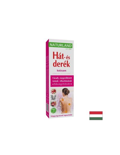 Балсам за гръб и кръст с камфор, ментол и дяволски нокът х 100 мл Naturland