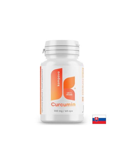 Куркумин 368 мг + Биоперин 2 мг х 60 капсули KOMPAVA | Turmeric & Bioperine