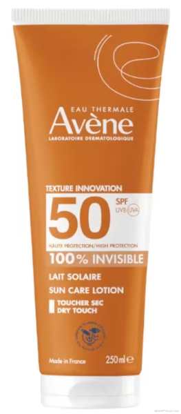 Авен СЪН SPF50+ Слънцезащитно мляко за лице и тяло 250 мл | Avene Sun