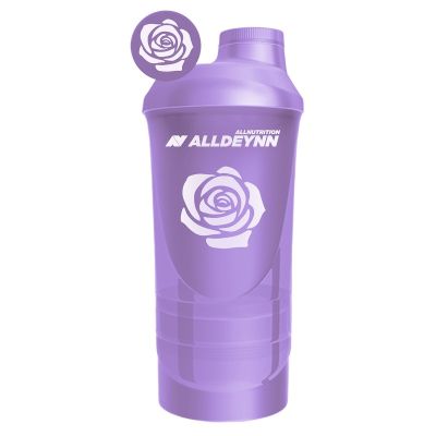 Шейкър с две камери - лилав х 950 мл | Allnutrition AllDeynn Shaker