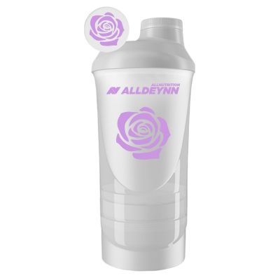 Шейкър с две камери - бял х 950 мл | Allnutrition AllDeynn Shaker