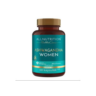 Ашваганда за жени 200 мг + шатавари и биоперин х 60 капсули AllNutrition | Ashwagandha Women