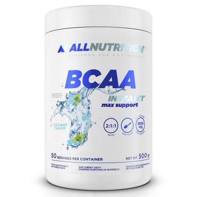 БЦАА 2:1:1 Верижно-разклонени аминокисели + глутамин х 500 гр Allnutrition | BCAA Max Support Instant