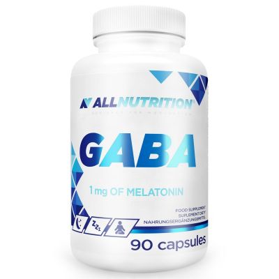 ГАБА ( Гама аминомаслена киселина, ГАМК ) + Мелатонин х 90 капсули Allnutrition | GABA & Melatonin