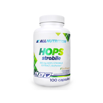 Хмел екстракт х 100 капсули AllNutrition | Hops Strobile