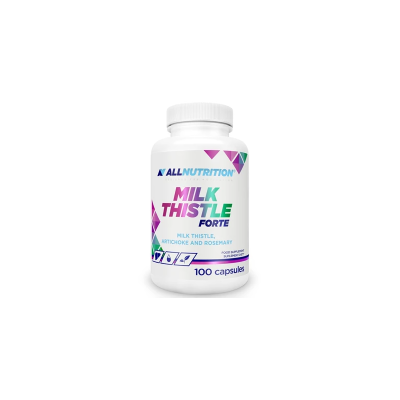 Бял трън ( Млечен бодил ) + Артишок + Розмарин х 100 капсули Allnutrition | Milk Thistle Forte