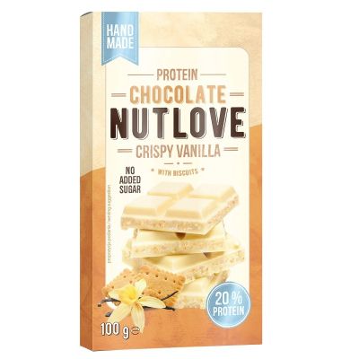 Протеинов шоколад с ванилия и бисквити х 100 гр Allnutrition | Protein Chocolate