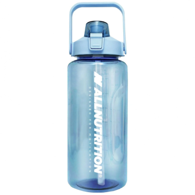 Спортна бутилка - синя х 2 литра AllNutrition | Sport Bottle